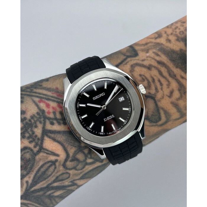 Custom Seiko Mod • Black Datejust Aquanaut • 42mm